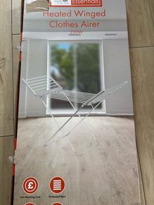 Heated Winged Clothes Airer - Dryer