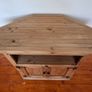 Solid Pine Corner TV Unit in Excellent Condition Image 2
