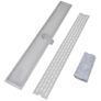 Linear Shower Drain 2 pcs Line 1030x140 mm Stainless Steel Image 3