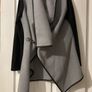 Waterfall front Grey Jacket Image 2