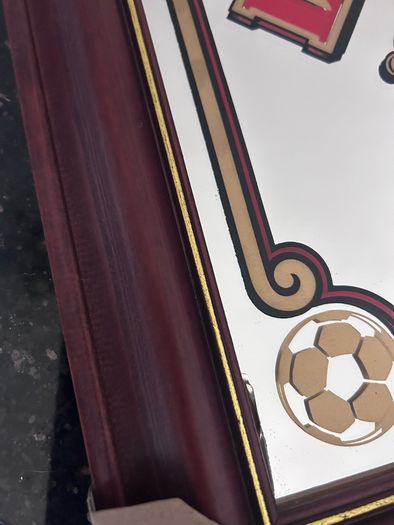 Liverpool FC European Champions Anfield Framed Mirror Plaque Unopened