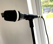 Mic stand and lead
