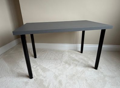 Ikea Linnmon/Olov Table/Desk dark grey/black, 100x60 cm