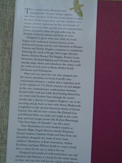 Treasury of Children's poetry, Hardback book, Gift, Children's books,