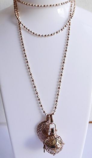 Sterling Silver 925 Gild Plated Angel Whisperer from Engelsrufer length 31" - 26,4g