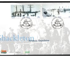 2004 Ireland 90th Anniversary of Shackleton's Antarctic Expedition Commemorative Stamps An Post First Day Cover (FDC)