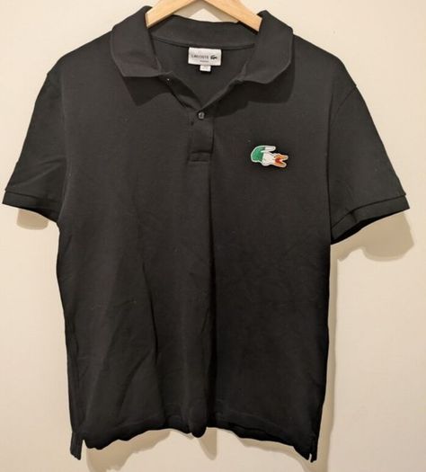 Bootleg Ireland Flag Lacoste polo shirt XL Football Rugby Casuals