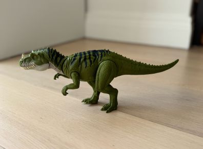Mattel Jurassic World: The Chaos Theory Netflix - Wild Roar Ceratosaurus Dinosaur Figure with Continuous Snap Attack and Roar Sound