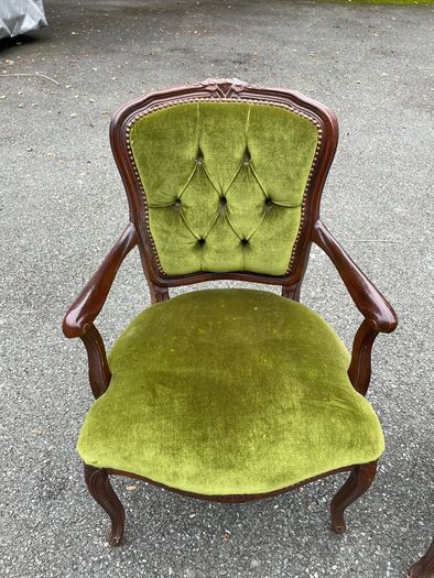 Pair of fabulous Italian made parlour chair