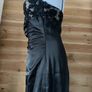 black dress tailor handmade satin occasion size 10 brand new Image 9