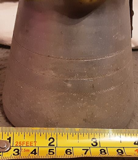 vintage/antique white metal pourer, tub e