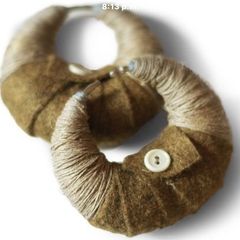 Handmade OOAK Natural Manakees Ear Weights