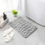 BRAND NEW Cobblestone Embossed Bathroom Bath Mat Non-slip Absorbent Carpets In Bathtub Side Floor Rug Shower Room Doormat Memory Foam Pad Image 2