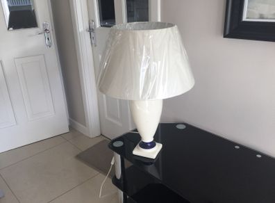 Cream  Table  Lamp
