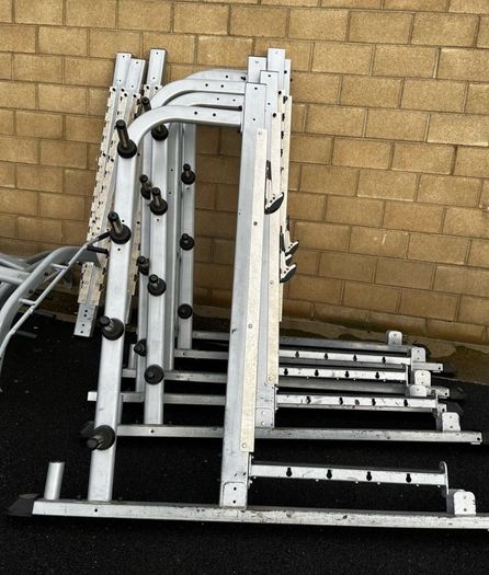 Full commercial indigo fitness power rack