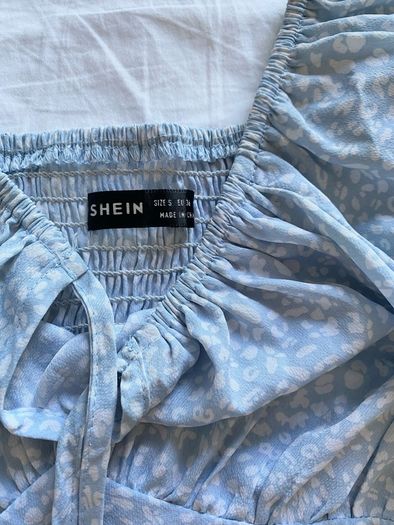 Blue skirt co ord set