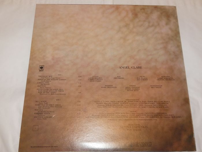 Garfunkel Angel Clare 1973 Uk Pressing Lp