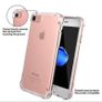 Shockproof Clear Silicone Case For Apple iPhone SE 2022, SE 2020, TPU Back Cover Image 3