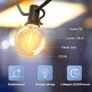 Outdoor LED String Lights Mains Powered 45.7M/150FT,Garden Festoon Lights with 75+2 G40 Plastic Bulbs,Waterproof Connectable Hanging Lights for Patio,Porch,Christmas Party Image 2