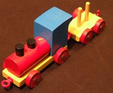 Wooden train