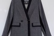 L.K. Bennett alpaca wool blend blazer