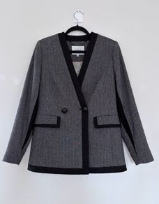 L.K. Bennett alpaca wool blend blazer