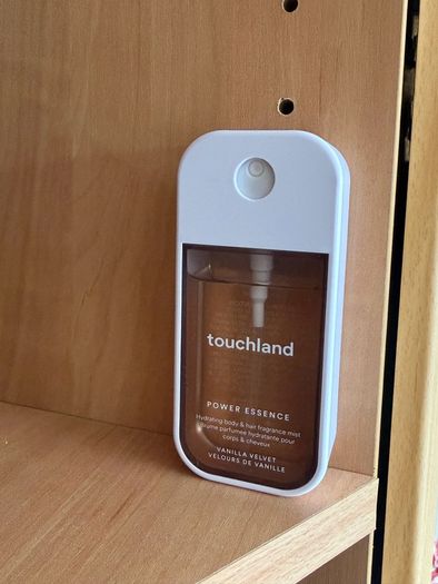 Touchland vanilla body spray