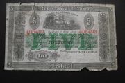 1939 Ulster Bank 5 Pounds, hand-signed 'Lester'