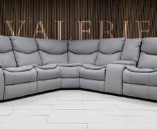 Valerie Corner Leather Recliner Sofa