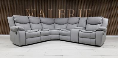 Valerie Corner Leather Recliner Sofa