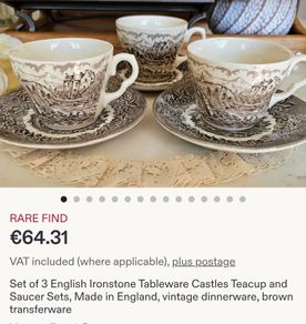vintage teacups and saucers