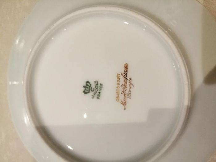 Limoges handpainted plate