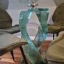 Glass Dining Table and Chairs Image 2