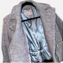 Banana Republic Wool Blend Moto Jacket Grey Size S Image 3