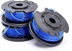 Greenworks Tools Single Cord Spool for Lawn Trimmers (1.65 mm Cord Diameter 4.8 m Cord per Spool Suitable for 24 V Greenworks Series Lawn Trimmers 3 Pieces Included), blue