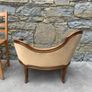 Victorian walnut Childs Conversation Sofa. Image 4