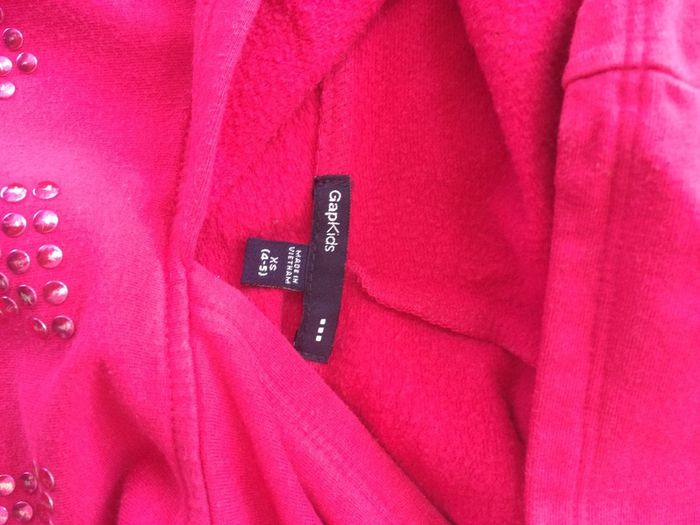Cerise pink gap Hoodie age 4