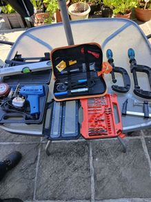 selection of tools,soldering iron,clamps ETC.