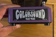 Colorsound wah wah ultra rare purple