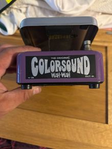 Colorsound wah wah ultra rare purple