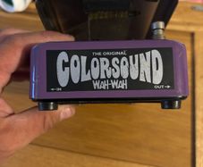 Colorsound wah wah ultra rare purple