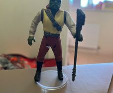 Vintage Star Wars Last 17 Barada with original weapon