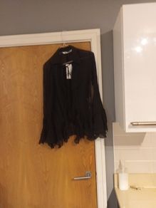 Zara Sheer Cardigan/Blouse.    S. S- 12.    B.N.W.T.