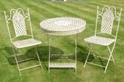 Two seater table and chairs Round Thick D823