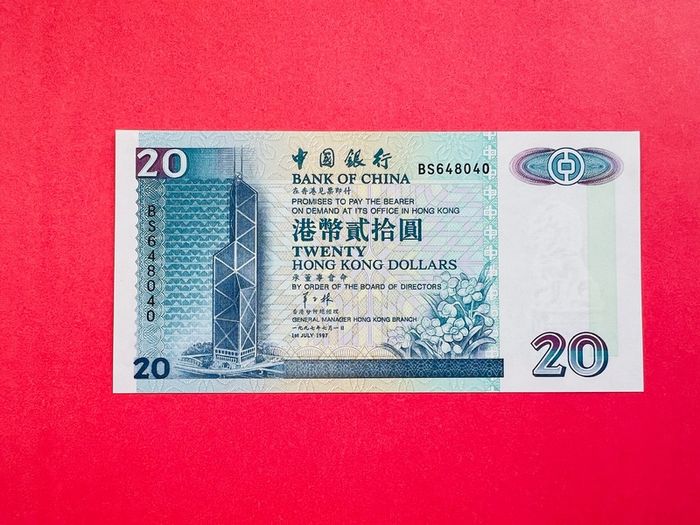 Hong Kong  20  Dollars  1997    Pick  329c   (UNCIRCULATED )