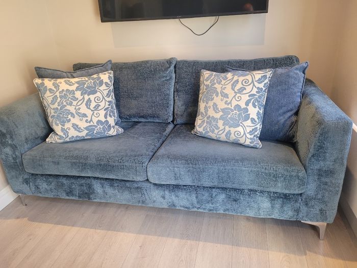 Teal Blue Sofa Set