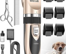 Dog Clippers Low Noise,Dog Grooming Kit Professional for Thick Hair,Dog Trimmer Shaver for Dogs Cats and Other Pet (FREE POSTAGE)
