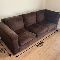 Free Large Brown Sofa