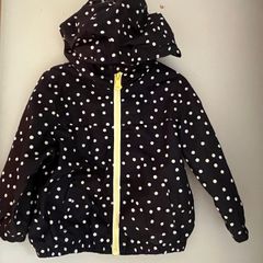 Zara girls navy polka dot spring summer jacket Age 18-24 months EUC