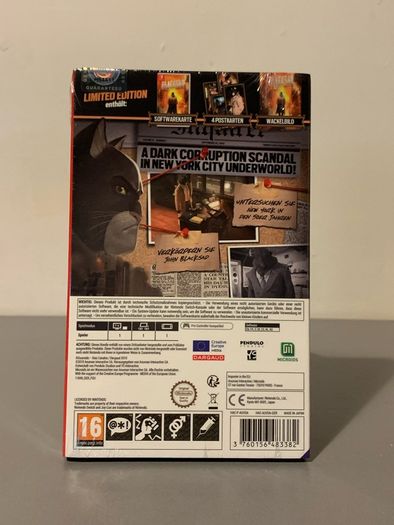 Blacksad Under The Skin Limited Edition Nintendo Switch SEALED